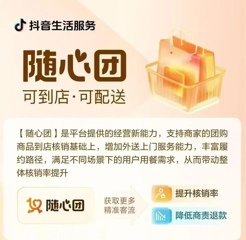抖音粉丝业务套餐_团购外送核销_抖音随心团